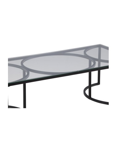 Soffbord Skanör, 140 × 70 cm, Svart