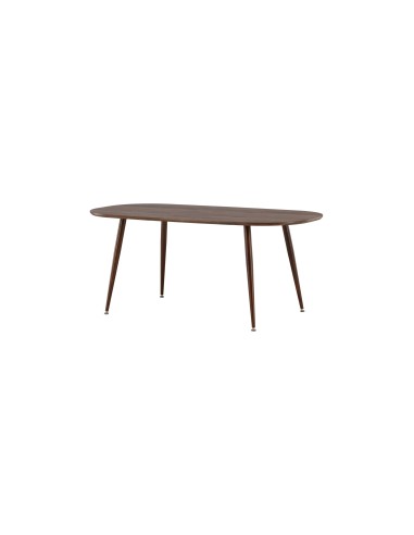 Ovalt matbord Sanford, 180 × 90 cm, Dark Brown