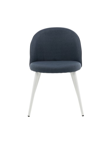 Matstol Velvet, Blå/Vit