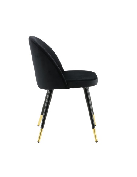Matstol Velvet, Svart