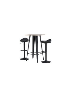 Matgrupp Tempe med Adesto matstolar, 60 × 60 cm 2