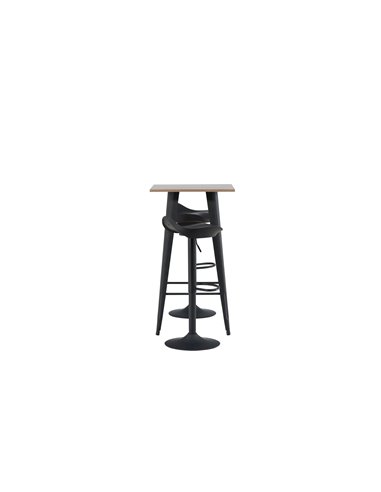 Matgrupp Tempe med Adesto matstolar, 60 × 60 cm