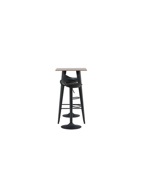 Matgrupp Tempe med Adesto matstolar, 60 × 60 cm