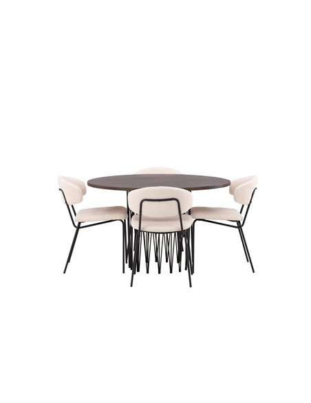 Matgrupp Stone med Chico matstolar