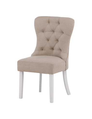 Matstol Vista, Beige/Vit