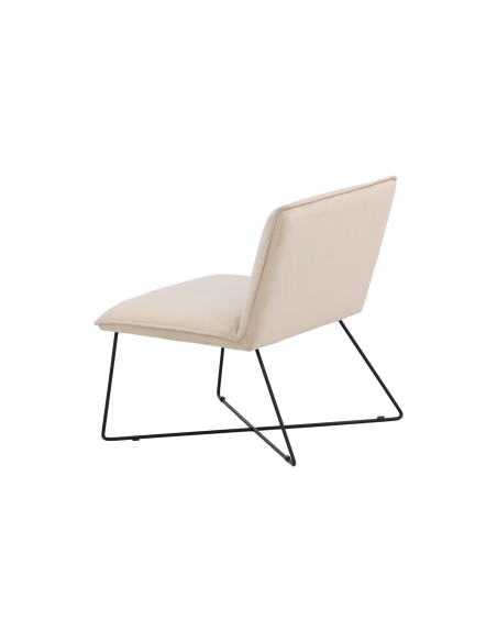 Loungestol X-lounge, 62 × 72 cm, Beige