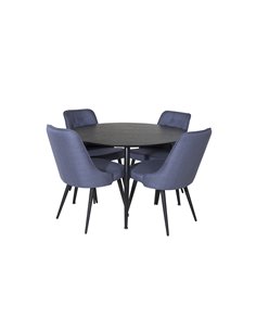 Matgrupp Dipp med Velvet Deluxe matstolar