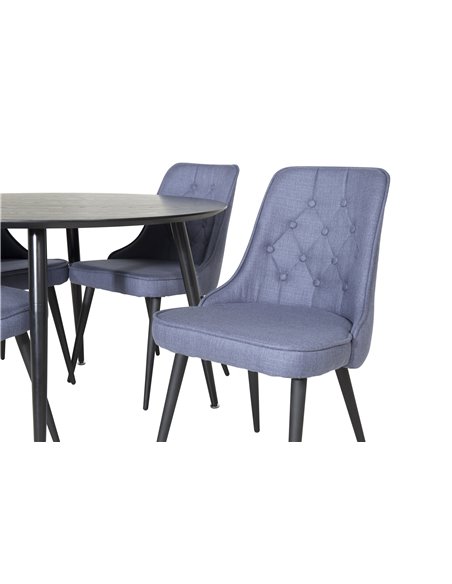 Matgrupp Dipp med Velvet Deluxe matstolar