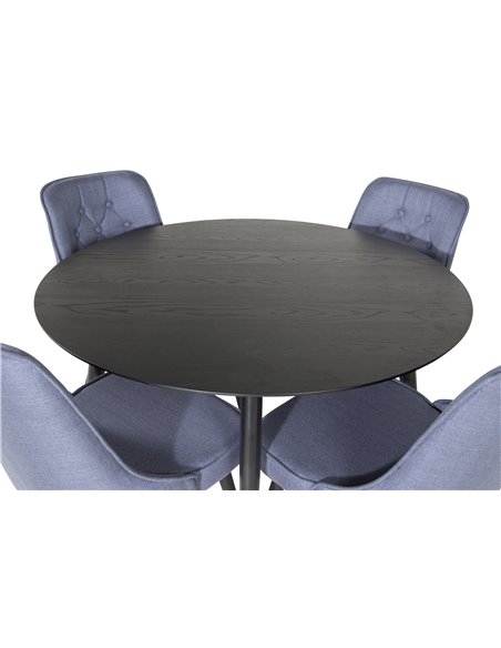 Matgrupp Dipp med Velvet Deluxe matstolar