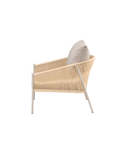 Fåtölj Louie fåtölj, 98 × 90 cm, Beige