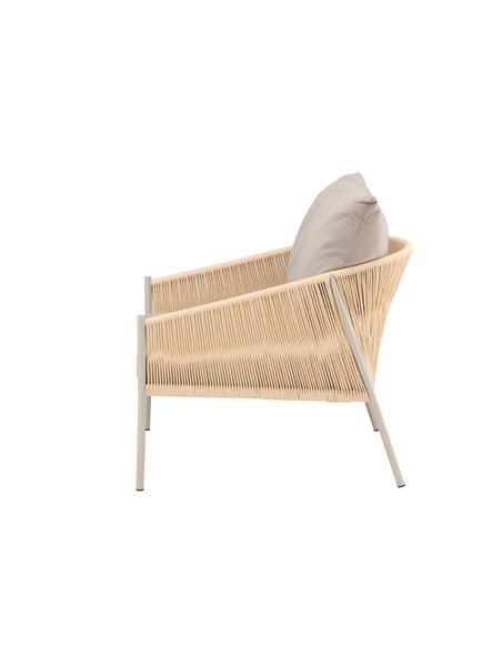 Fåtölj Louie fåtölj, 98 × 90 cm, Beige