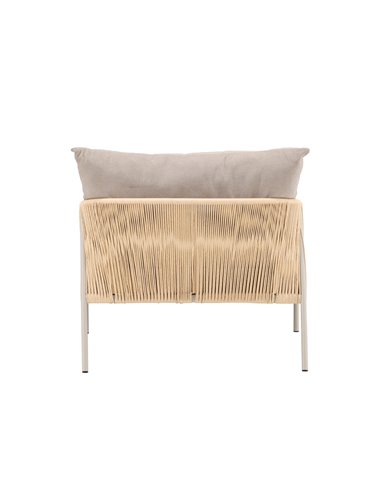 Fåtölj Louie fåtölj, 98 × 90 cm, Beige