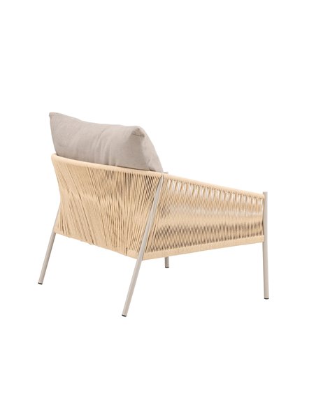 Fåtölj Louie fåtölj, 98 × 90 cm, Beige