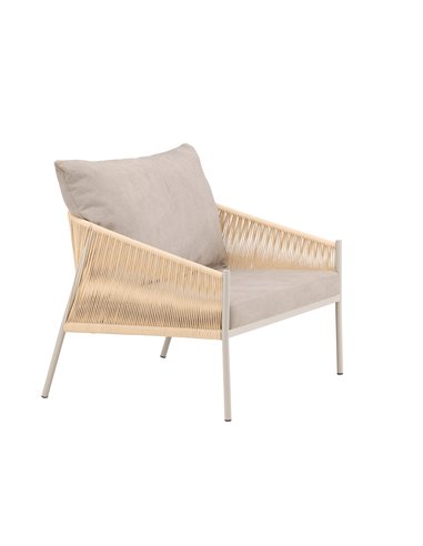 Fåtölj Louie fåtölj, 98 × 90 cm, Beige