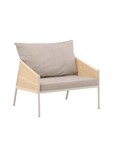 Fåtölj Louie fåtölj, 98 × 90 cm, Beige