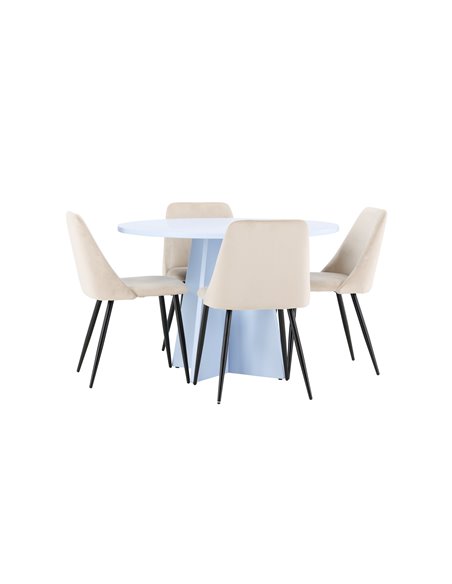 Matgrupp Bootcut med Night matstolar