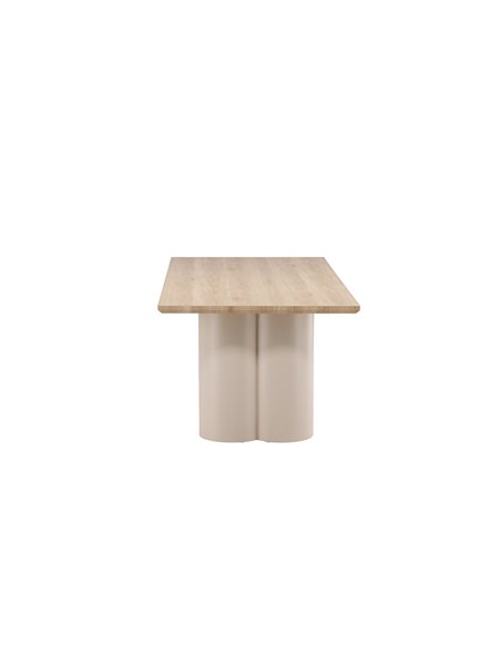 Matbord Olivia, 210 × 100 cm, Vitlaserad