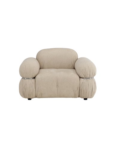 Fåtölj Mika loungestol, 120 × 95 cm, Beige