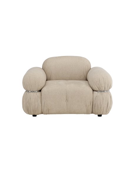 Fåtölj Mika loungestol, 120 × 95 cm, Beige