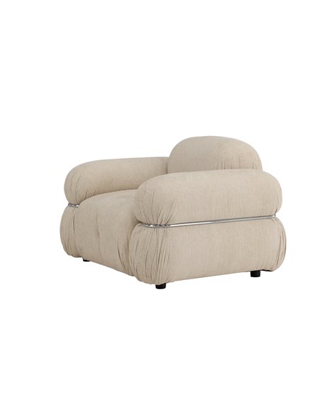 Fåtölj Mika loungestol, 120 × 95 cm, Beige