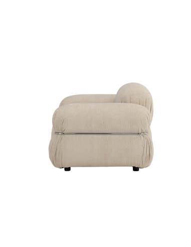 Fåtölj Mika loungestol, 120 × 95 cm, Beige