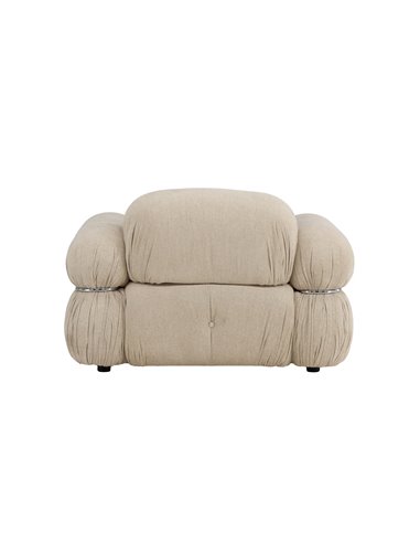 Fåtölj Mika loungestol, 120 × 95 cm, Beige