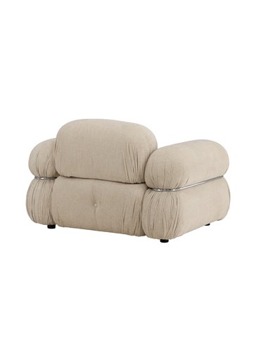 Fåtölj Mika loungestol, 120 × 95 cm, Beige