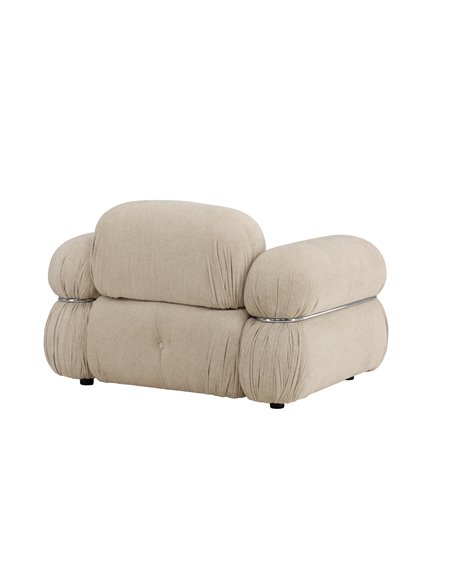Fåtölj Mika loungestol, 120 × 95 cm, Beige