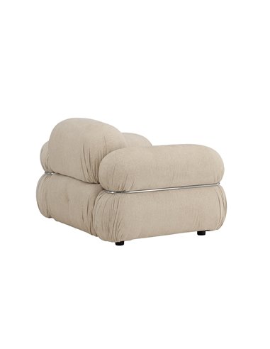 Fåtölj Mika loungestol, 120 × 95 cm, Beige