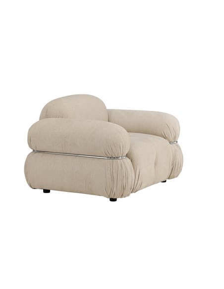 Fåtölj Mika loungestol, 120 × 95 cm, Beige