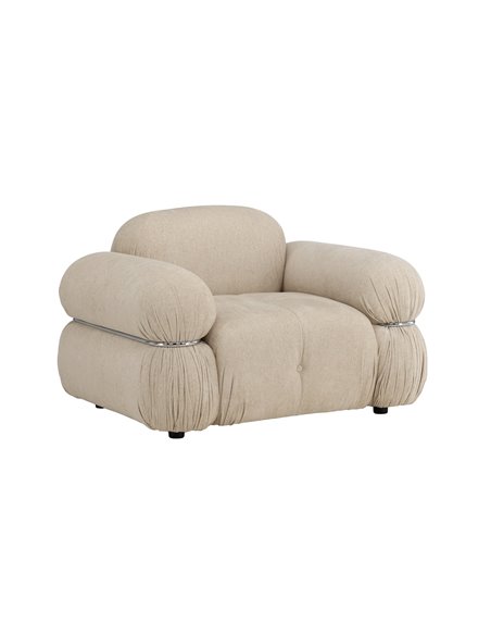 Fåtölj Mika loungestol, 120 × 95 cm, Beige
