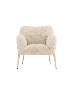 Fåtölj Zenzi fåtölj, 77 × 70 cm, Beige
