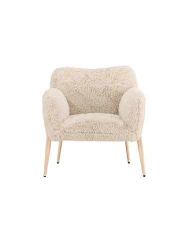 Fåtölj Zenzi fåtölj, 77 × 70 cm, Beige