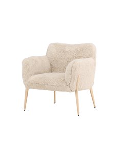 Fåtölj Zenzi fåtölj, 77 × 70 cm, Beige 2