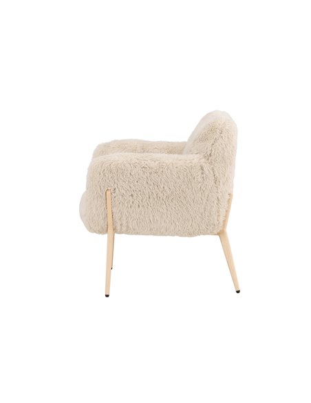 Fåtölj Zenzi fåtölj, 77 × 70 cm, Beige