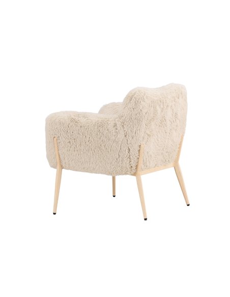 Fåtölj Zenzi fåtölj, 77 × 70 cm, Beige