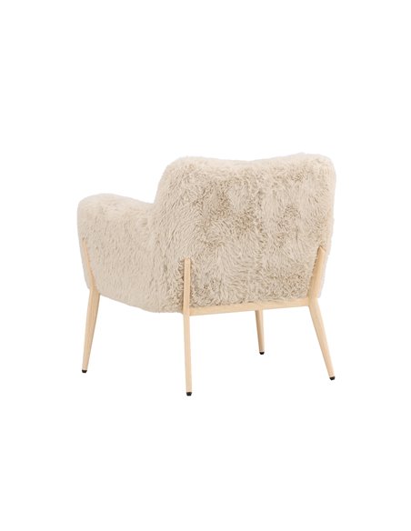Fåtölj Zenzi fåtölj, 77 × 70 cm, Beige