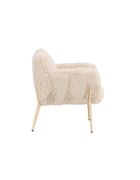 Fåtölj Zenzi fåtölj, 77 × 70 cm, Beige