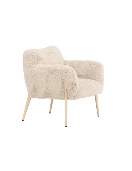 Fåtölj Zenzi fåtölj, 77 × 70 cm, Beige