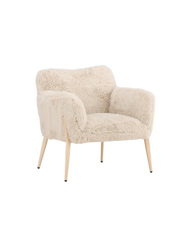 Fåtölj Zenzi fåtölj, 77 × 70 cm, Beige