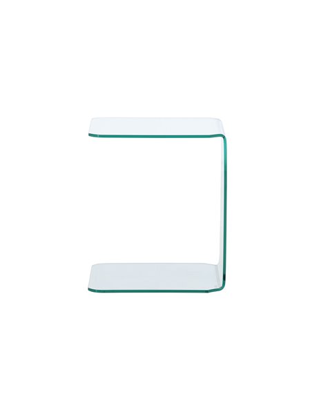 Sidobord Telemark sidobord, 45 × 45 cm, Transparent