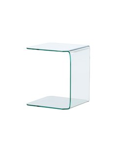Sidobord Telemark sidobord, 45 × 45 cm, Transparent 2