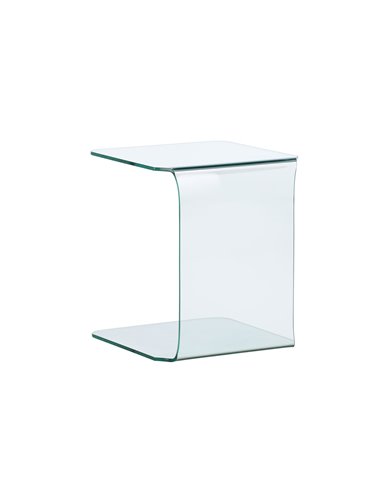 Sidobord Telemark sidobord, 45 × 45 cm, Transparent