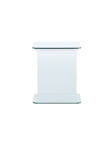 Sidobord Telemark sidobord, 45 × 45 cm, Transparent