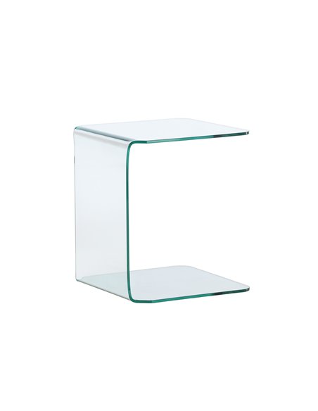 Sidobord Telemark sidobord, 45 × 45 cm, Transparent