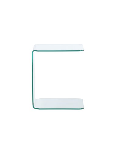 Sidobord Telemark sidobord, 45 × 45 cm, Transparent