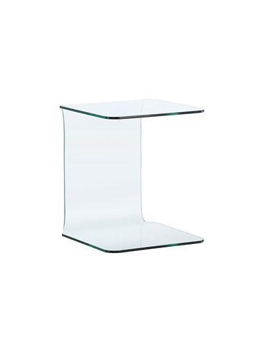 Sidobord Telemark sidobord, 45 × 45 cm, Transparent
