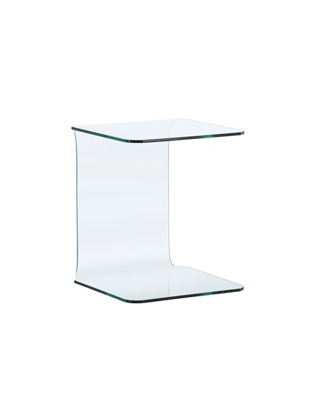Sidobord Telemark sidobord, 45 × 45 cm, Transparent