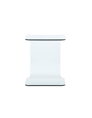 Sidobord Telemark sidobord, 45 × 45 cm, Transparent