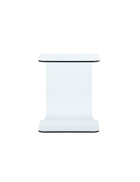 Sidobord Telemark sidobord, 45 × 45 cm, Transparent